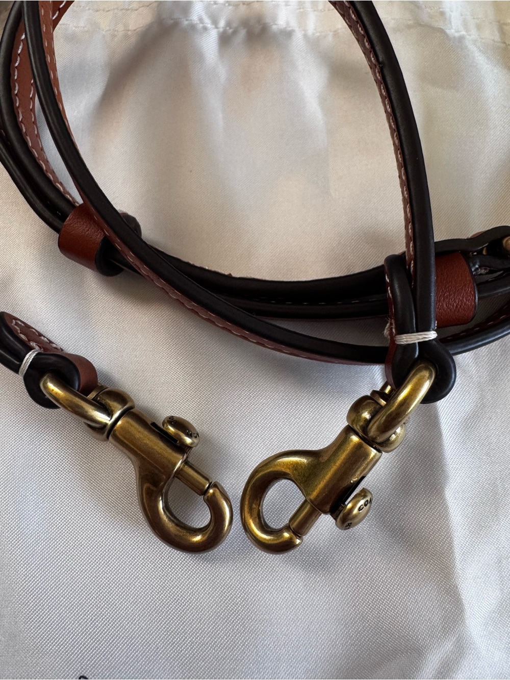 Coach Heart Mini Satchel in Chestnut Brown - Picture 10 of 12